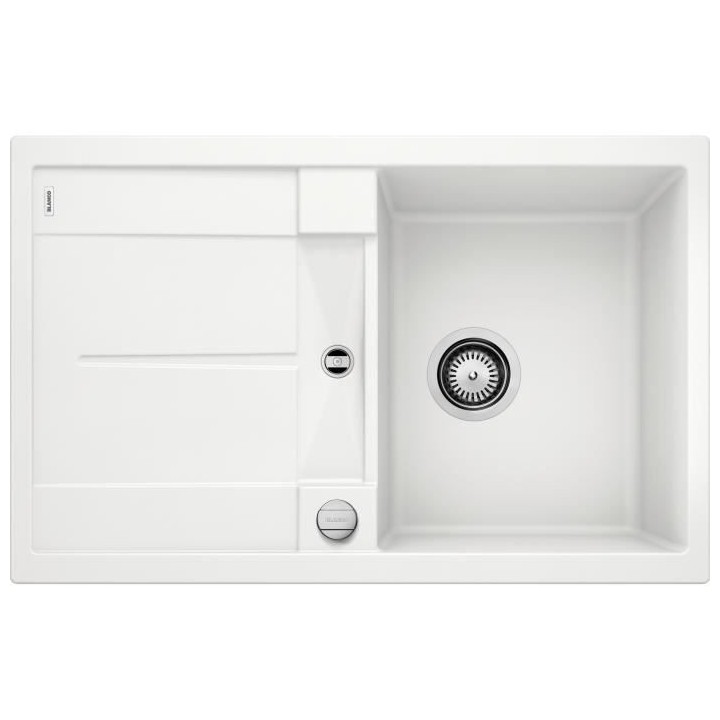 BLANCO Metra 45S - évier - SILGRANIT - 1 cuve - égouttoir réversibl