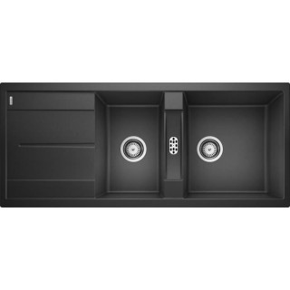 BLANCO Metra 8S - évier - SILGRANIT - 2 cuves - 1 égouttoir réversi