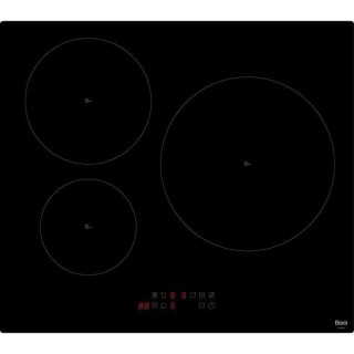 Table de cuisson induction BORA - 3 foyers - L59xP52 cm - 7200 W - Noi