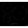 Table de cuisson induction BORA - 3 foyers - L59xP52 cm - 7200 W - Noir - BOTINB163