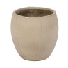 Set de pots de fleurs Crème Céramique 55 x 55 x 55 cm (2 Unités)