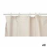 Rideau de Douche Beige Polyéthylène EVA 180 x 180 cm (12 Unités)