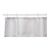 Rideau de Douche Points Gris Polyester 180 x 180 cm (12 Unités)