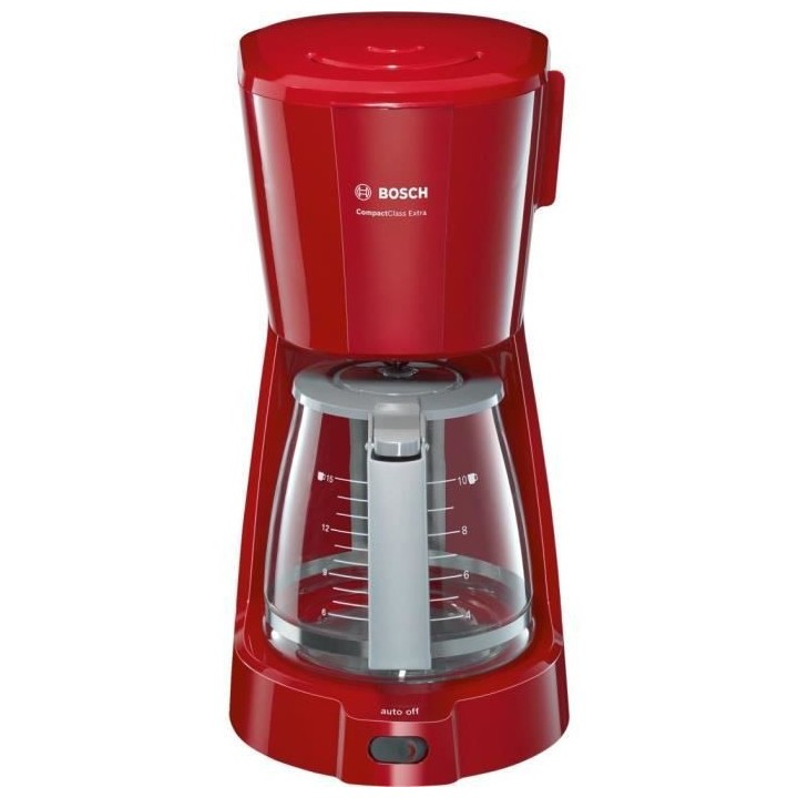 BOSCH TKA3A034 Cafetiere filtre CompactClass Extra - Rouge