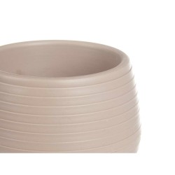 Set de pots Taupe Plastique 16,5 x 16,5 x 14,5 cm (4 Unités)