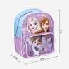 Cartable Frozen Transparent Lila 25 x 30 x 12 cm