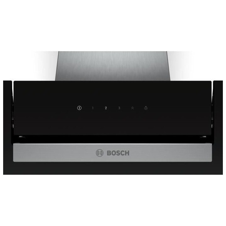 Hotte murale inclinée - BOSCH DWK87EM60 - 669M3/H - 80 cm - 60 dB - 4