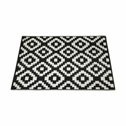 Tapis Blanc Noir 179 x 120 x 0,5 cm (12 Unités)