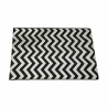 Tapis Blanc Noir 179 x 120 x 0,5 cm (12 Unités)