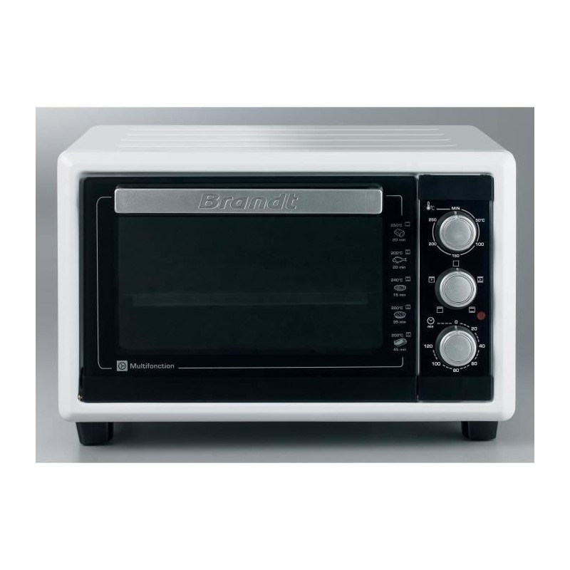 BRANDT FC160MW mini four - 16 L - Convection naturelle - Multifonction dont chaleur tournante