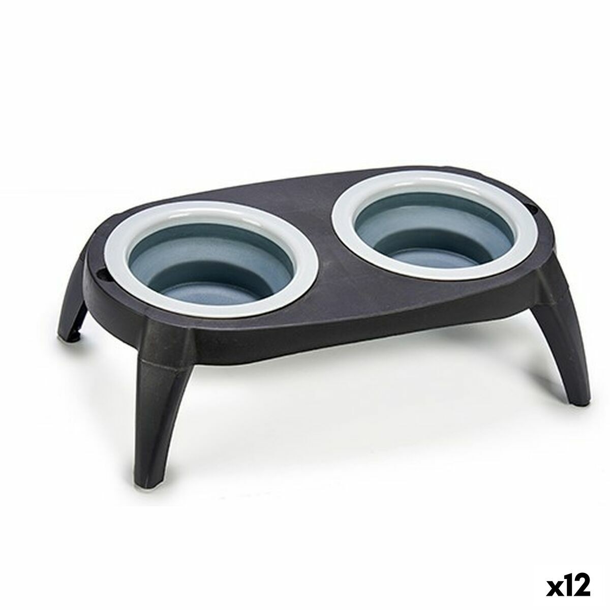 /397540/mangeoir-pour-animaux-pliable-noir-silicone-plastique-9-x-39-x-9-cm-12-unites.jpg