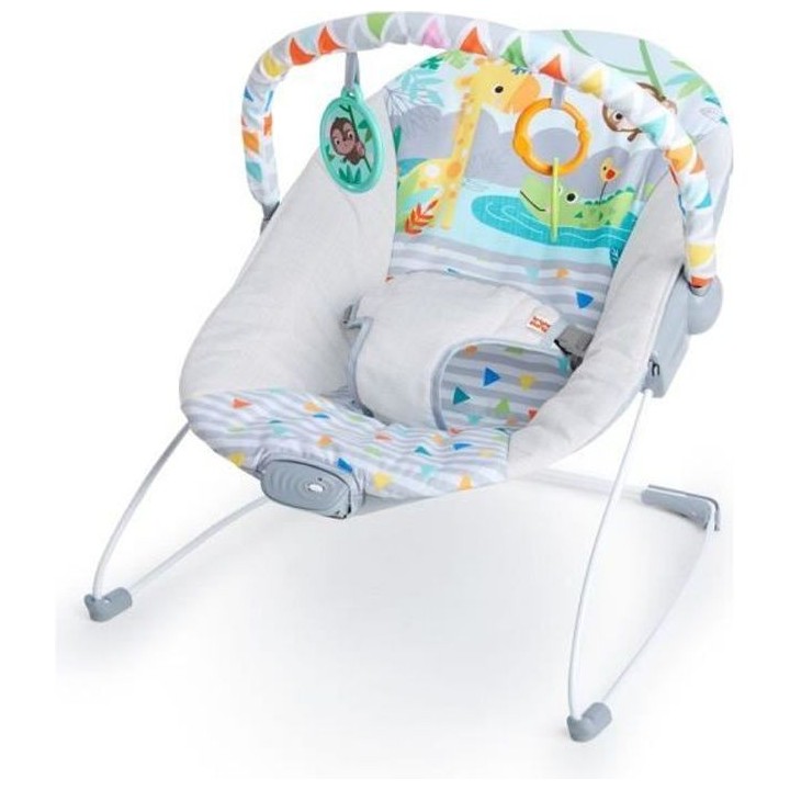 BRIGHT STARTS Transat pour bébé - vibrant - safari fun™