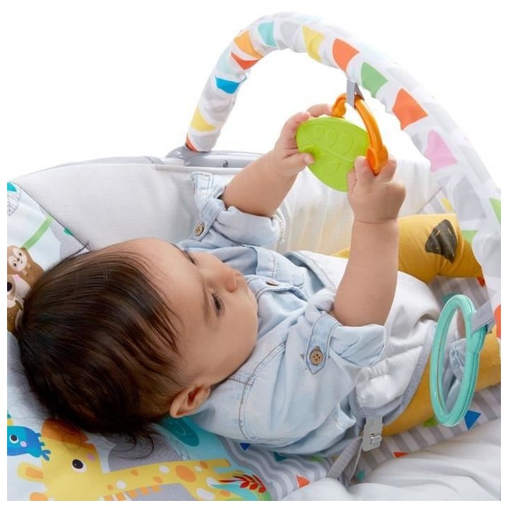 BRIGHT STARTS Transat pour bébé - vibrant - safari fun™