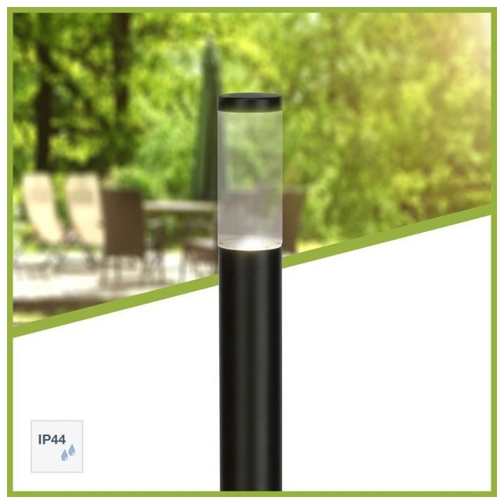 BRILLIANT - BERGEN Potelet extérieur - coloris anthracite - métal/pl