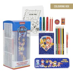 Kit fourniture scolaire The Paw Patrol 16 Pièces Bleu foncé