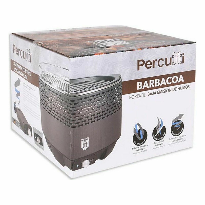 Barbecue Portable Percutti Sans fumée 34 x 34 x 24,5 cm