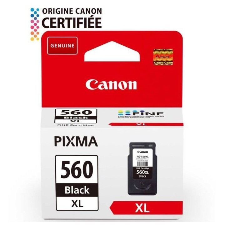 CANON Cartouche d'encre PG-560 XL grande capacité Noir (PG560XL)