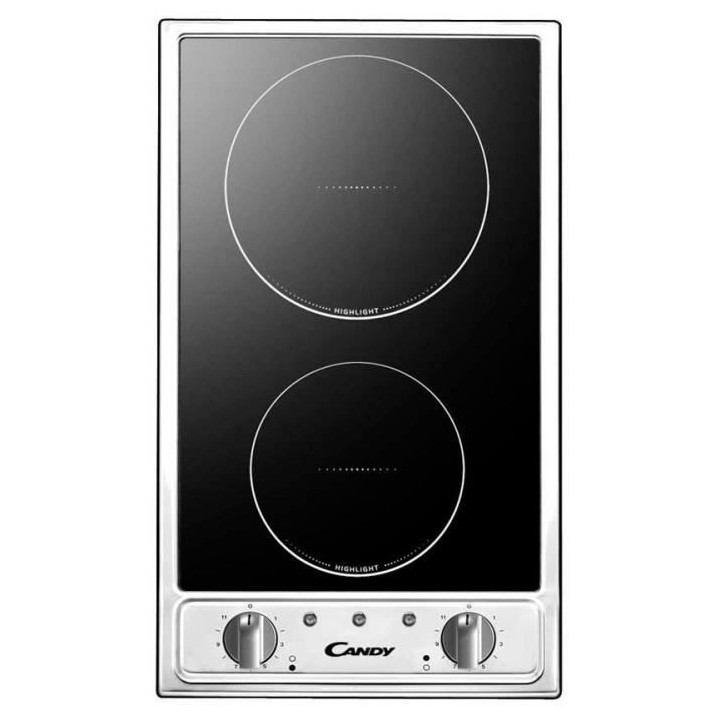 CANDY CTV200 Plaque de cuisson Domino Vitrocéramique - 2 zones - 2900