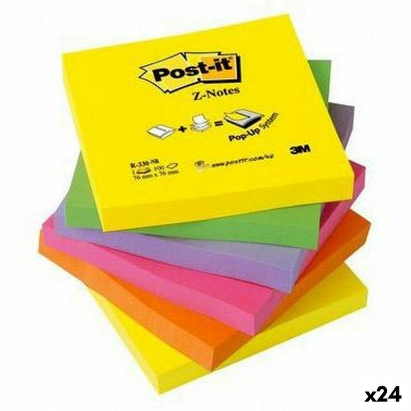 Notes Adhésives Post-it 76 x 76 mm (24 Unités)