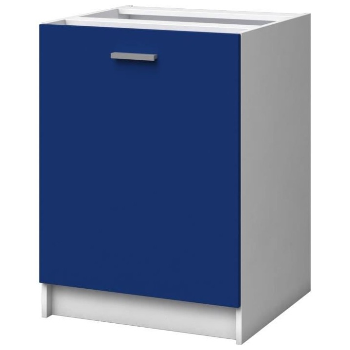 EXTRA - Meuble bas de cuisine L 60cm - Bleu Mat