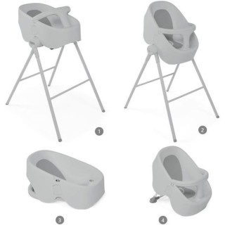 CHICCO Baignoire douche bébé Bubble Nest cool grey