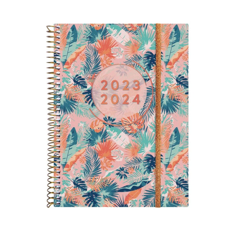 Agenda Finocam Girl 2023-2024 15,5 x 21,2 cm Multicouleur