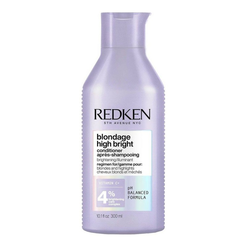 Traitement Protecteur Capillaire Redken Blonde High Bright Éclaircissant Pré-Shampoing (300 ml)