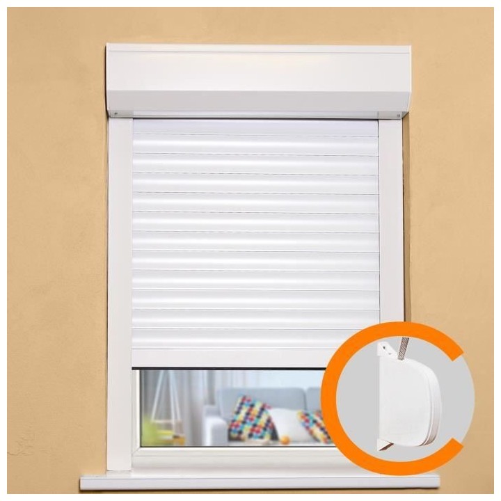 Volet roulant H155 x L150 cm PVC recoupable en largeur et hauteur - Ma