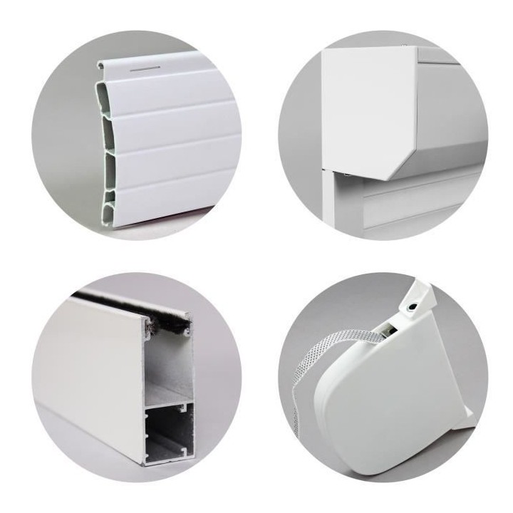 Volet roulant H155 x L150 cm PVC recoupable en largeur et hauteur - Ma