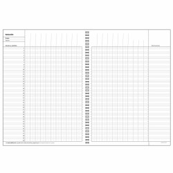 Agenda Additio Cahier Enseignant 22,5 x 31 cm Multicouleur A4