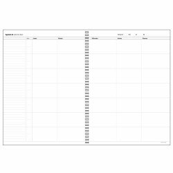 Agenda Additio Cahier Enseignant 22,5 x 31 cm Multicouleur A4