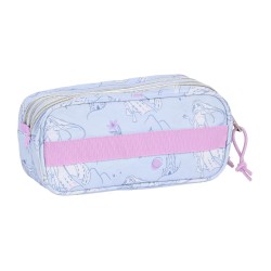 Trousse Fourre-Tout Triple Frozen Believe 21,5 x 10 x 8 cm Lila