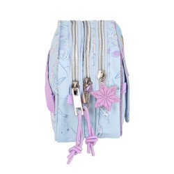 Trousse Fourre-Tout Triple Frozen Believe 21,5 x 10 x 8 cm Lila