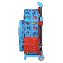 Cartable à roulettes PJ Masks 26 x 34 x 11 cm Bleu