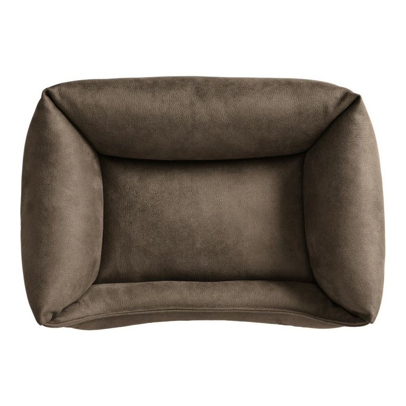 Canapé pour chien Hunter Bologna Cuir synthétoqie Marron (90 x 70 cm)