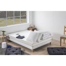 DEKO DREAM Pack Star Matelas 140x190 + Couette 220x240 + 2 Oreillers 60x60 - 16 cm