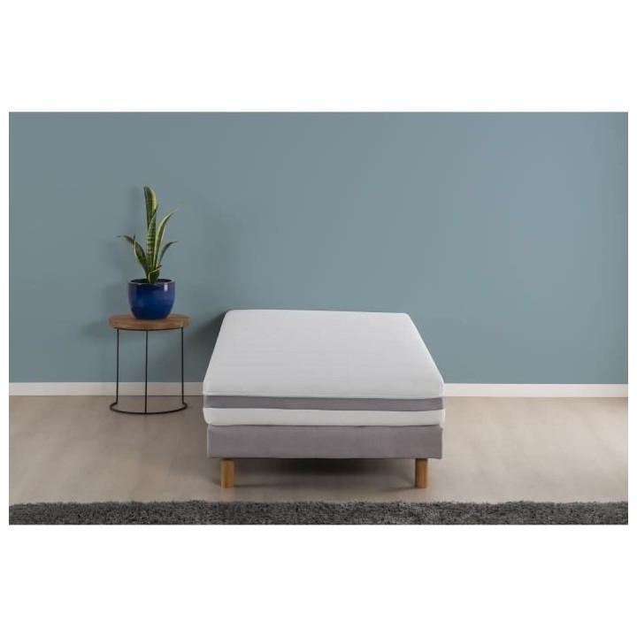 Matelas 90x190 cm DEKO DREAM Hygioconfort - Ressorts - Ferme - 5 zones