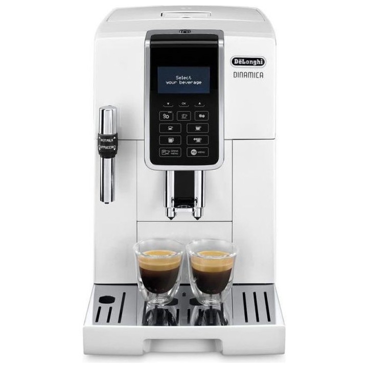 Machine a café automatique DELONGHI Dinamica ECAM 350.35 W - Blanc -