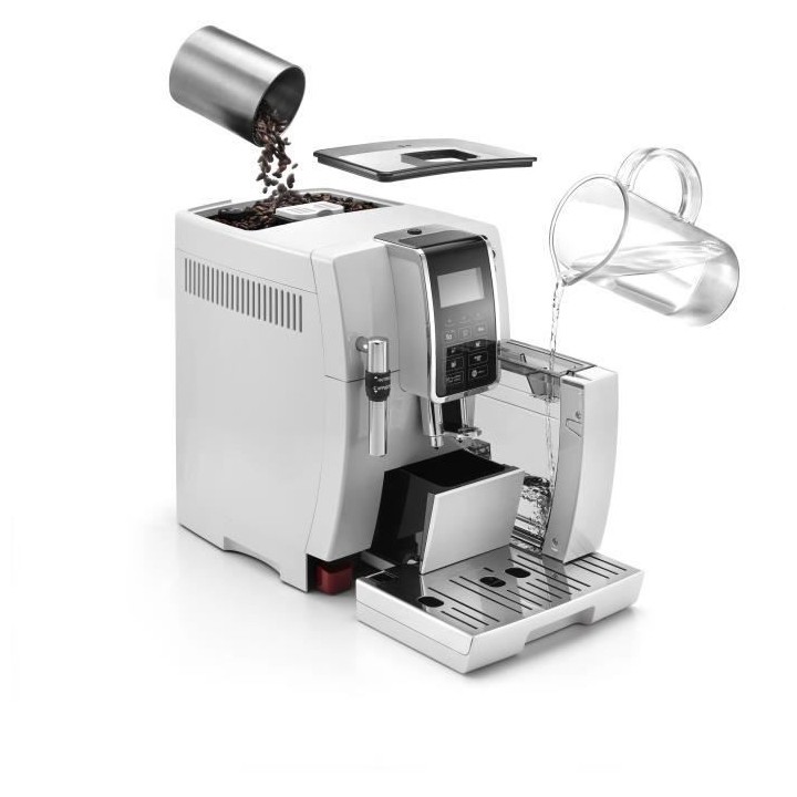Machine a café automatique DELONGHI Dinamica ECAM 350.35 W - Blanc -