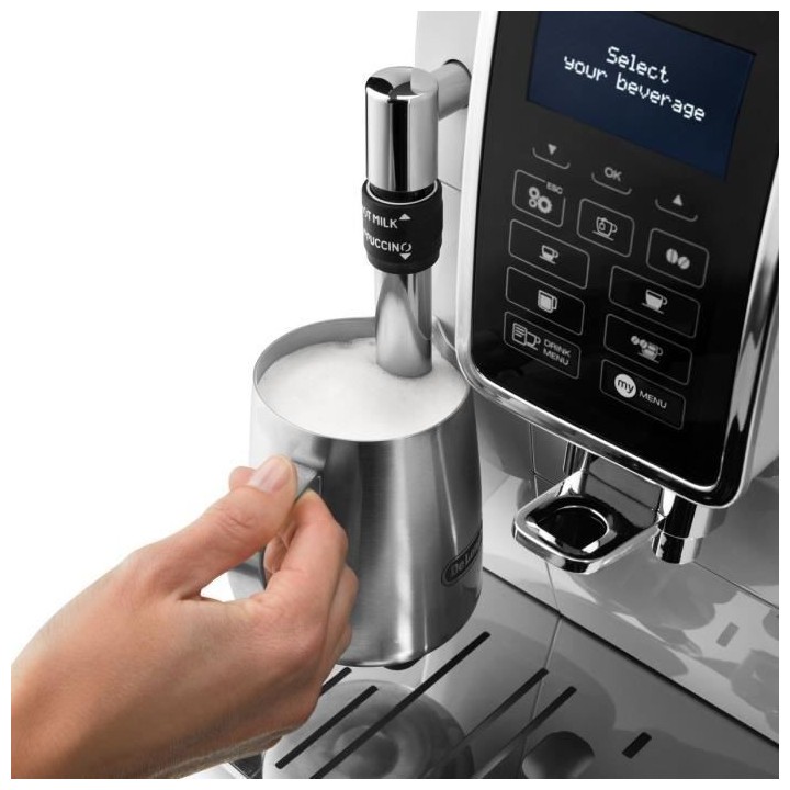 Machine a café automatique DELONGHI Dinamica ECAM 350.35 W - Blanc -