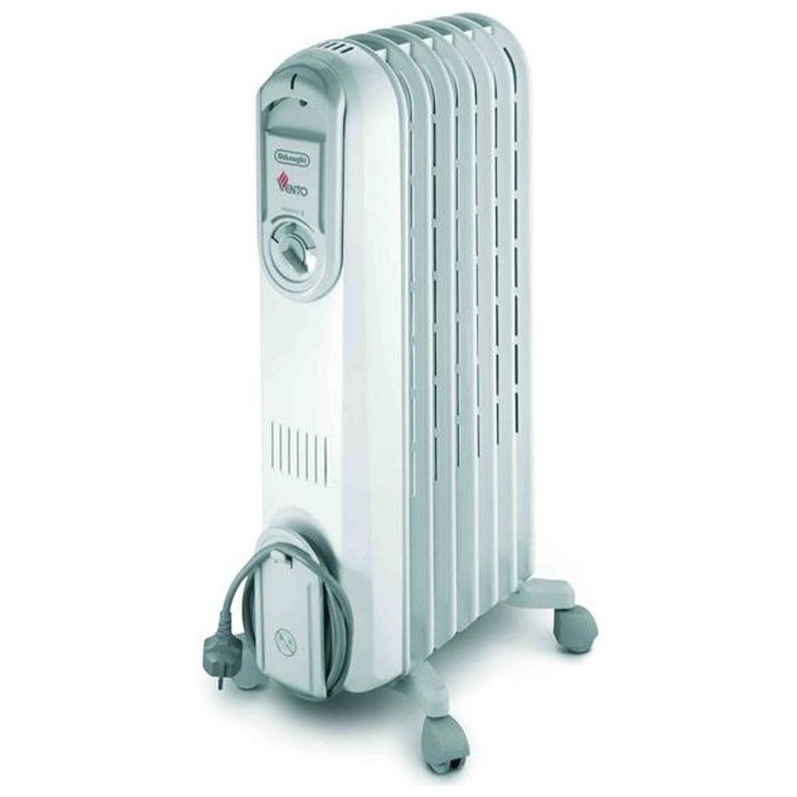 DELONGHI V550715 1500 watts Radiateur bain d'huile mobile - 3 puissanc