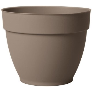 DEROMA Pot de fleurs Ninfea R camel a réserve d'eau - Coloris taupe -