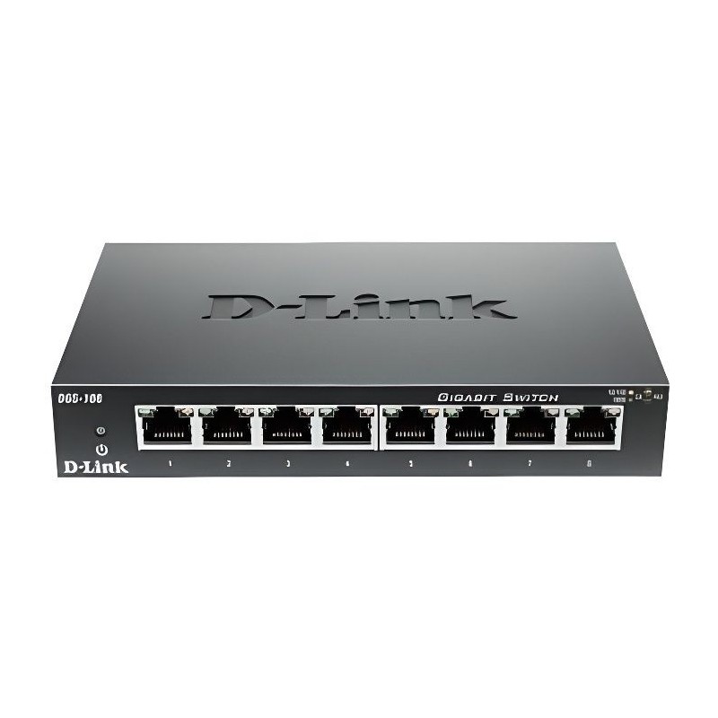 D-Link Switch 8 ports gigabit DGS108