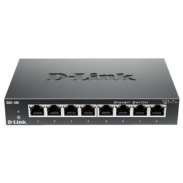 D-Link Switch 8 ports gigabit DGS108
