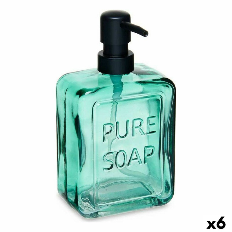 Distributeur de Savon Pure Soap Verre Vert 570 ml (6 Unités)