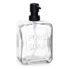 Distributeur de Savon Pure Soap Verre Transparent Plastique 570 ml (6 Unités)