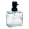 Distributeur de Savon Pure Soap 250 ml Verre Transparent Plastique (12 Unités)