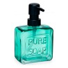 Distributeur de Savon Pure Soap 250 ml Verre Vert Plastique (12 Unités)