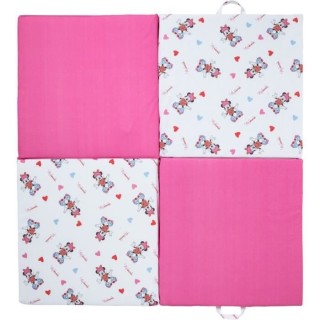Tapis calin 2 en 1 DISNEY MINNIE SPORT - Coton/Polyester - 60 x 60 x 5