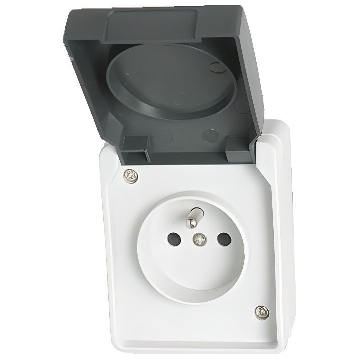 Prise de courant 2 Pôles + terre étanche Aquatop IP54
